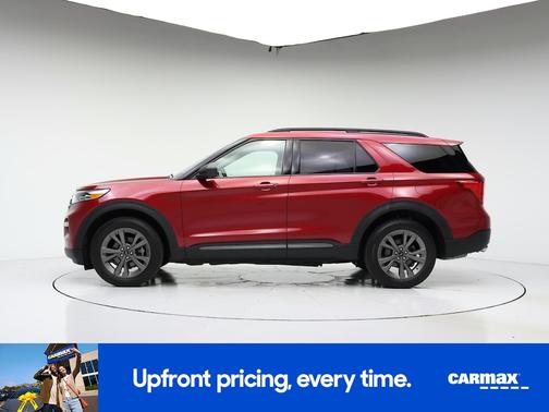 Red 2021 Ford Explorer XLT
