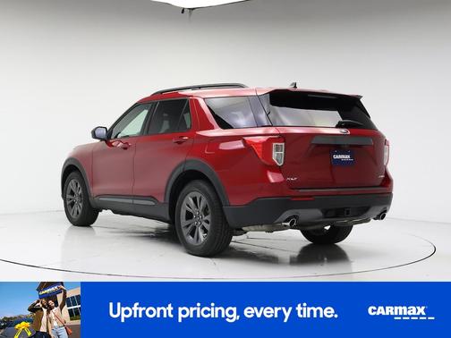 Red 2021 Ford Explorer XLT