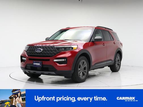 Red 2021 Ford Explorer XLT