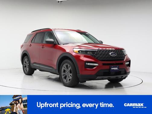 Red 2021 Ford Explorer XLT