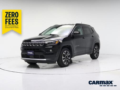 Black 2022 Jeep Compass Limited