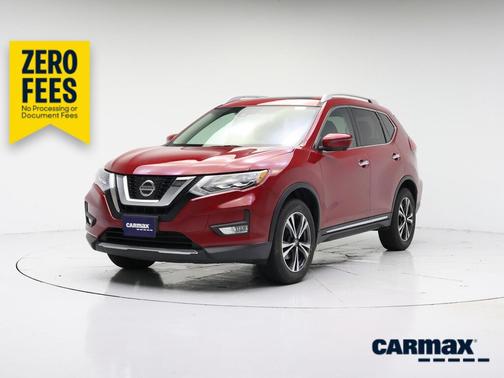 Red 2017 Nissan Rogue SL