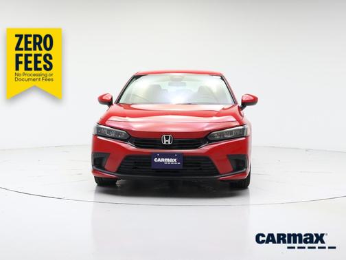 Red 2023 Honda Civic LX