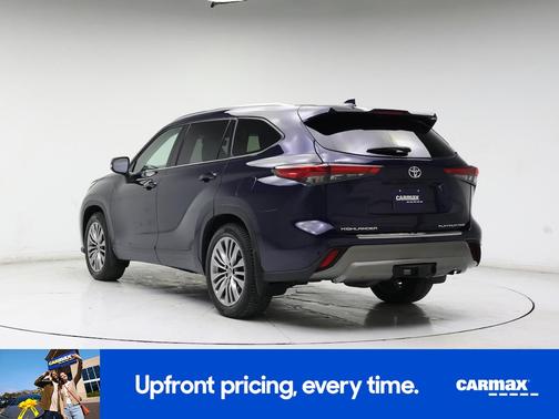 Blue 2022 Toyota Highlander Platinum