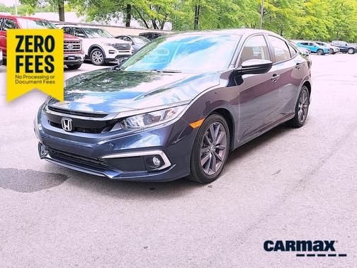 Blue 2021 Honda Civic EX-L