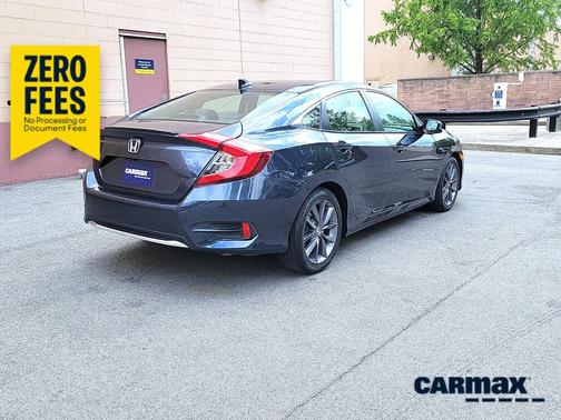 Blue 2021 Honda Civic EX-L