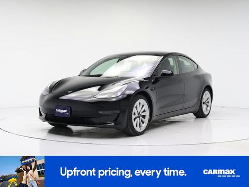 Black 2022 Tesla Model 3