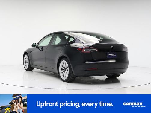 Black 2022 Tesla Model 3