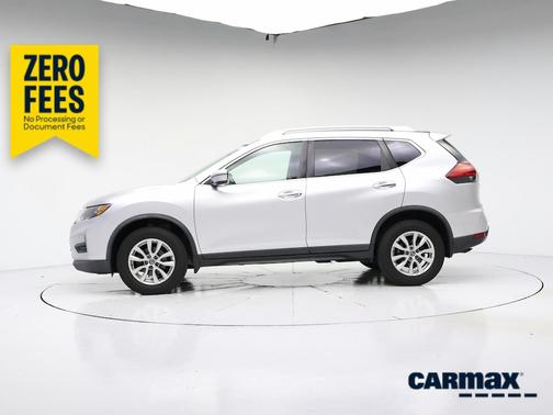 Silver 2017 Nissan Rogue SV