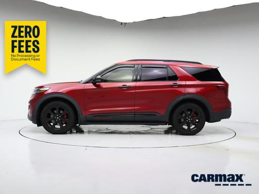 Red 2020 Ford Explorer ST