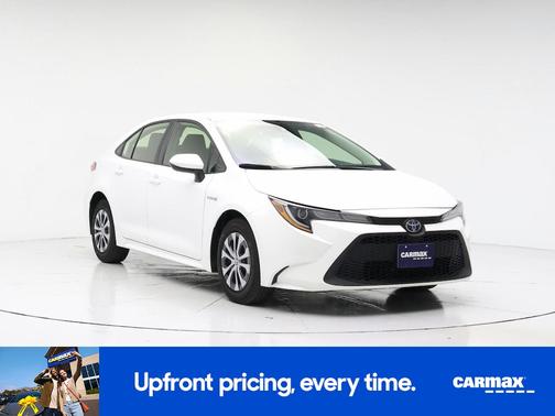 White 2021 Toyota Corolla Hybrid LE