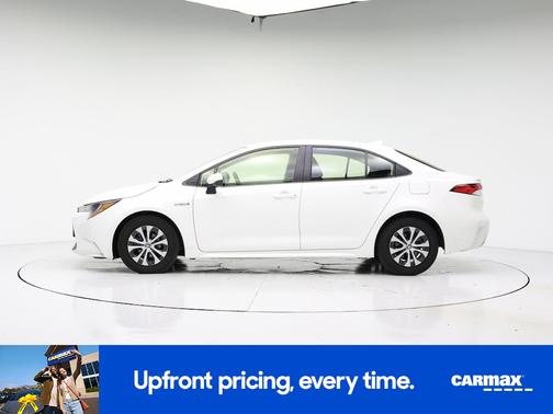 White 2021 Toyota Corolla Hybrid LE