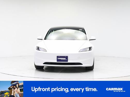 White 2025 Tesla Model 3 Long Range