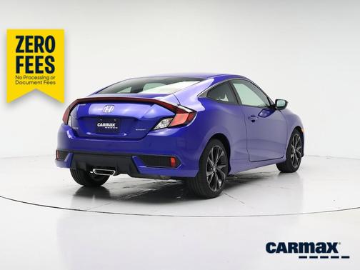 Blue 2019 Honda Civic Sport