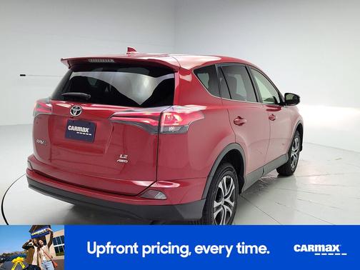Red 2017 Toyota RAV4 LE