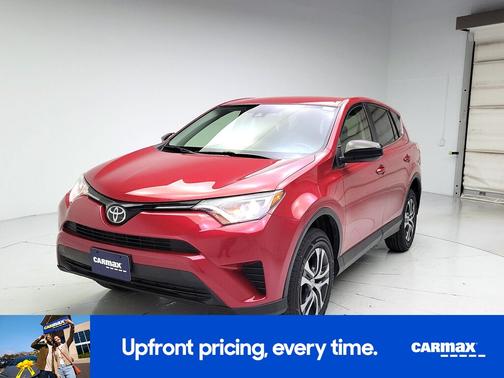 Red 2017 Toyota RAV4 LE