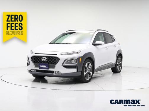 White 2020 Hyundai KONA Limited