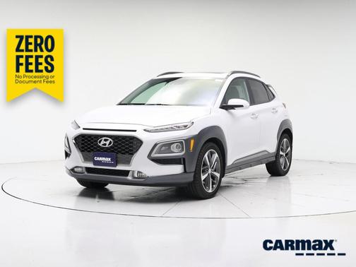 White 2020 Hyundai KONA Limited