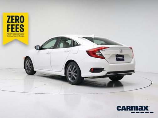 White 2019 Honda Civic EX