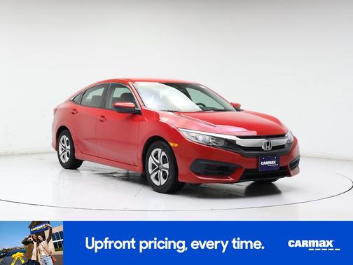 Red 2016 Honda Civic LX