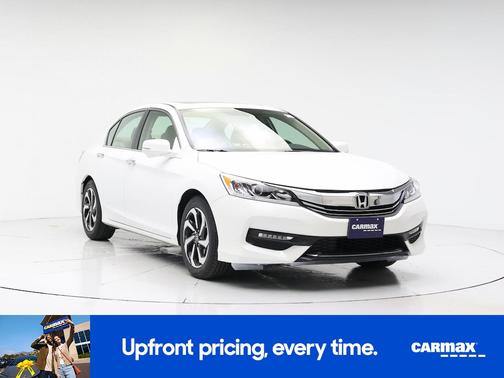White 2016 Honda Accord EX-L