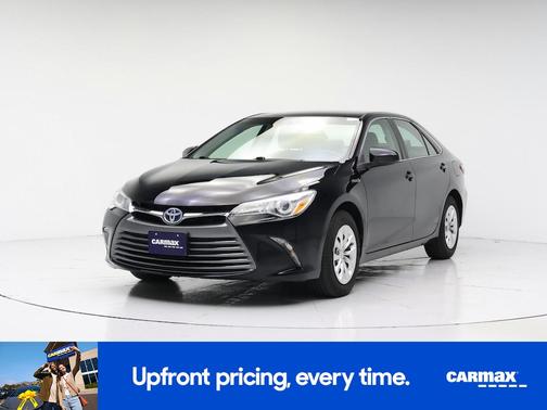 Black 2017 Toyota Camry Hybrid LE
