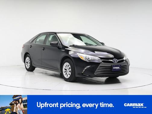 Black 2017 Toyota Camry Hybrid LE