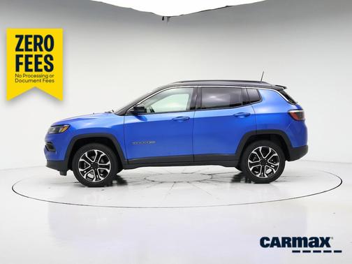 Blue 2022 Jeep Compass Limited