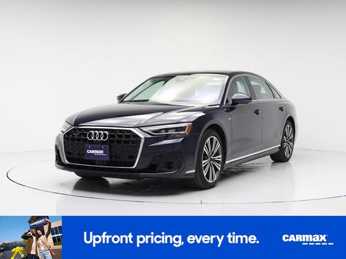 Blue 2022 Audi A8 L