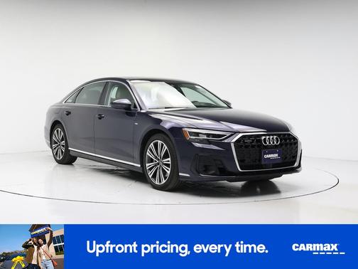 Blue 2022 Audi A8 L
