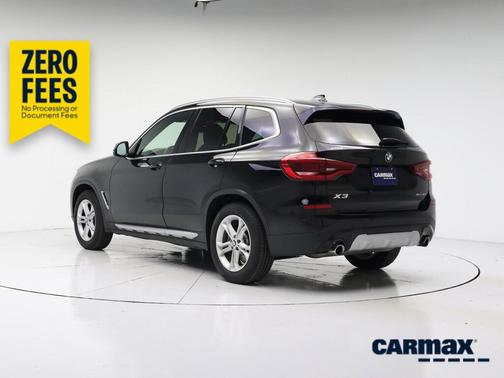 Black 2020 BMW X3 XDrive30i