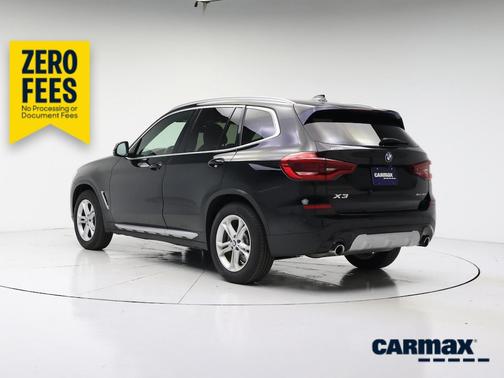 Black 2020 BMW X3 XDrive30i