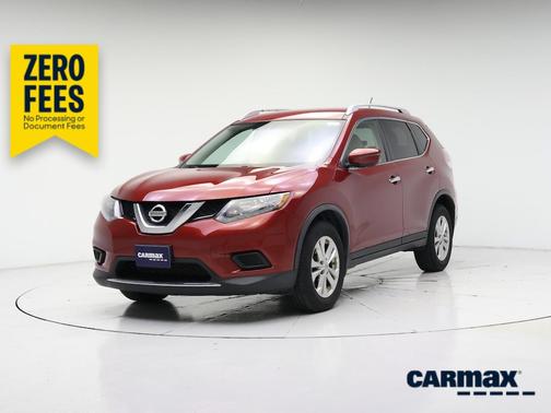 Red 2016 Nissan Rogue SV