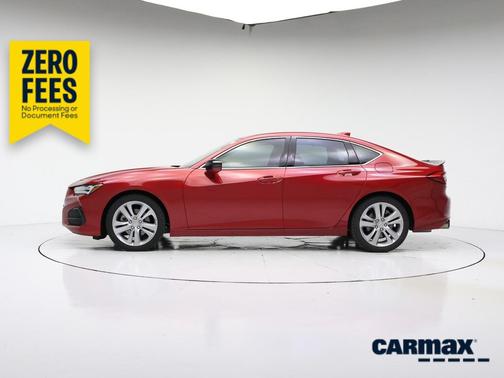 Red 2021 Acura TLX SH-AWD Technology