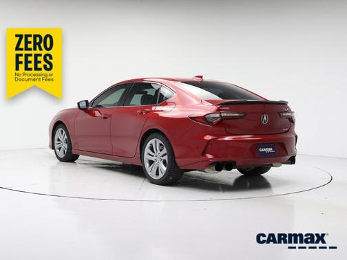 Red 2021 Acura TLX SH-AWD Technology