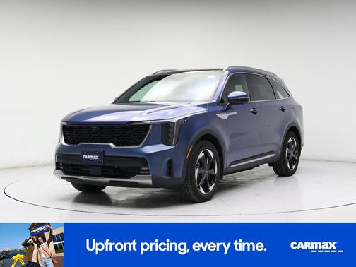 Blue 2025 Kia Sorento Hybrid SX Prestige