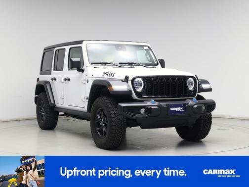White 2024 Jeep Wrangler 4xe Willy's