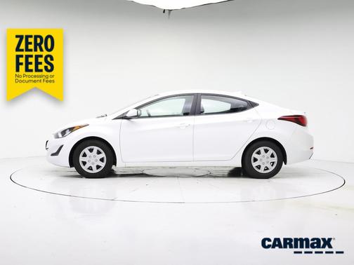White 2016 Hyundai ELANTRA SE