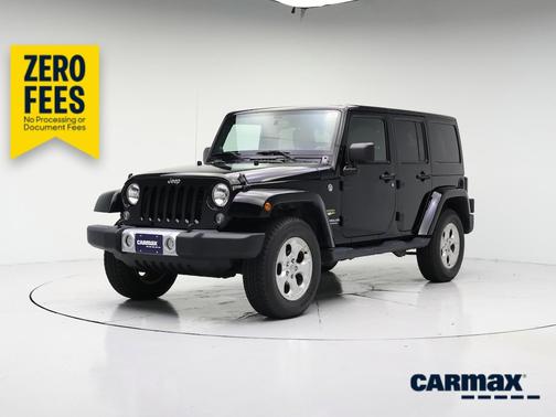 Black 2014 Jeep Wrangler Unlimited Sahara