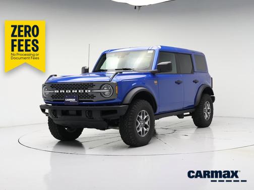 Blue 2025 Ford Bronco Badlands