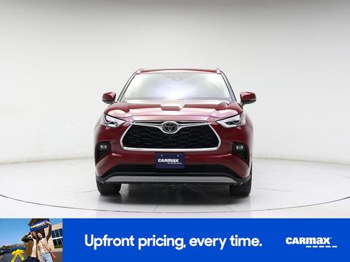 Red 2020 Toyota Highlander Platinum