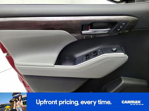 Red 2020 Toyota Highlander Platinum