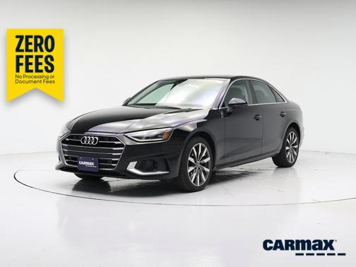Black 2020 Audi A4 Premium