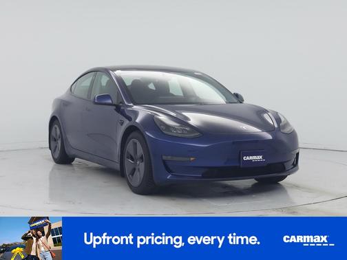 Blue 2021 Tesla Model 3 Standard Range Plus