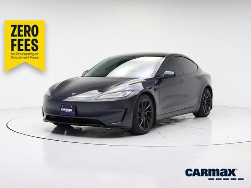 Gray 2025 Tesla Model 3 Performance