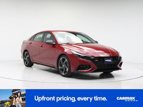 Red 2022 Hyundai ELANTRA N Line