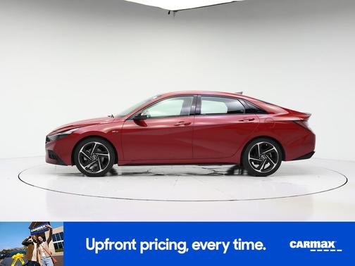 Red 2022 Hyundai ELANTRA N Line