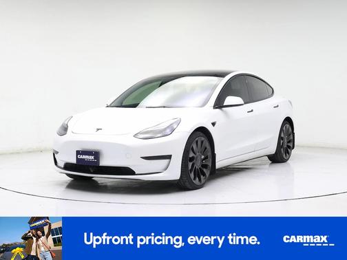 White 2022 Tesla Model 3 Performance