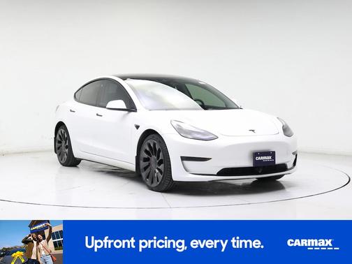 White 2022 Tesla Model 3 Performance