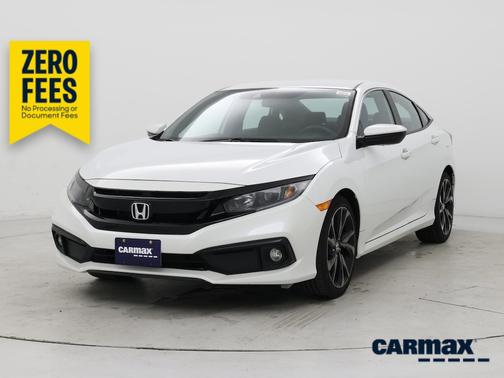 White 2020 Honda Civic Sport